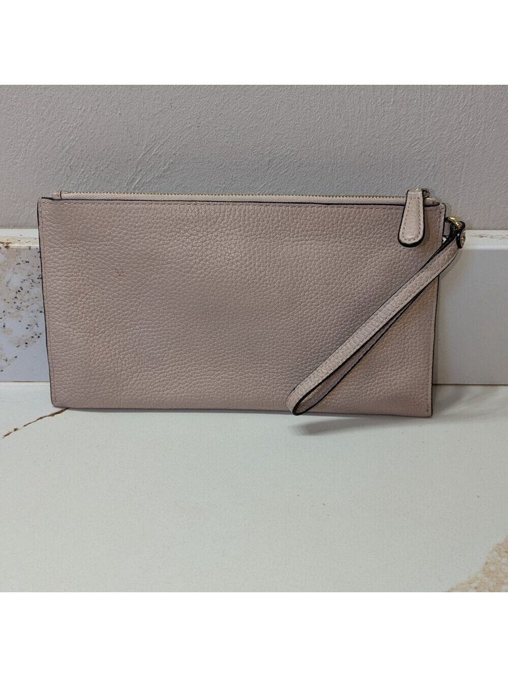Michael Kors Cream Clutch Wristlet - Picture 5 of 5